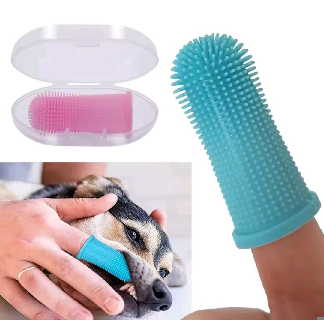 PetNova™ Silicone Finger Toothbrush – Gentle Pet Dental Cleaner