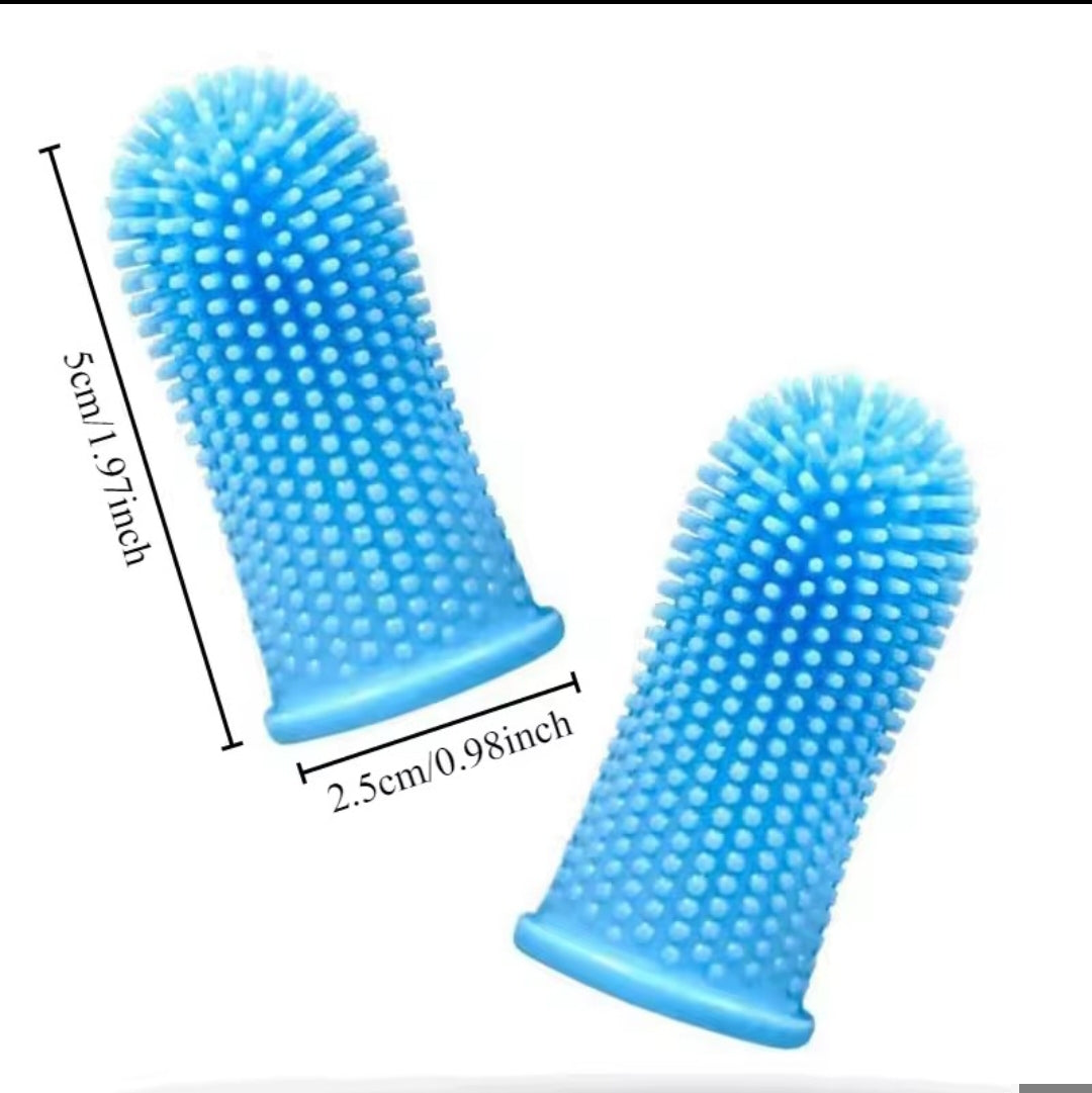 PetNova™ Silicone Finger Toothbrush – Gentle Pet Dental Cleaner