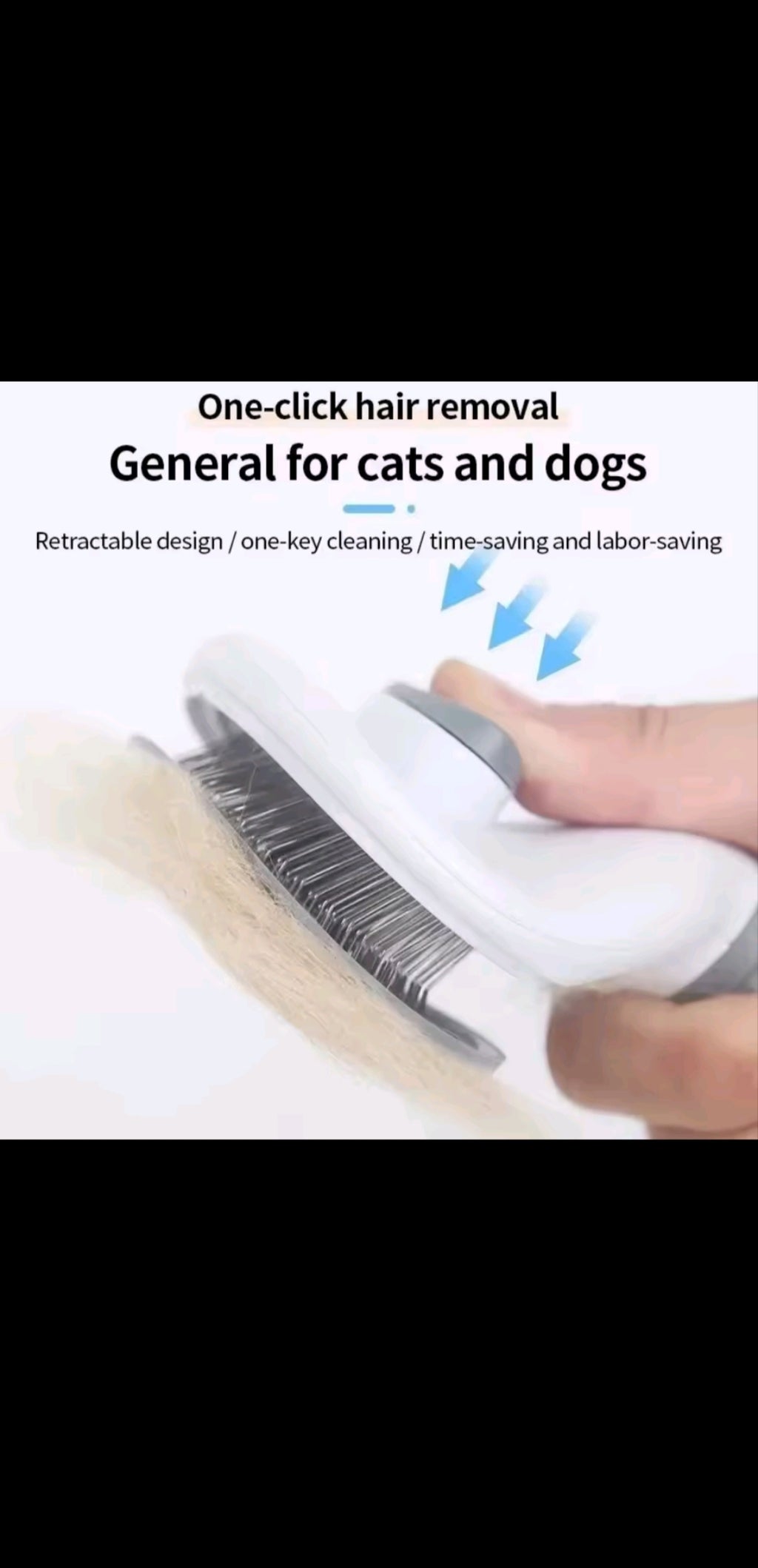 🐾 PetNova™ 2-in-1 Deshedding & Massage Grooming Brush
